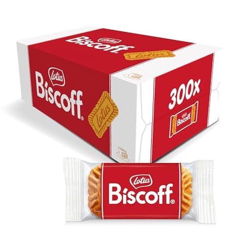 Lotus Biscoff Cookies – Caramelized Biscuit Cookies – 300 Cookies Individually Wrapped – Vegan,0.2 Ounce (Pack of 300) - Image 1