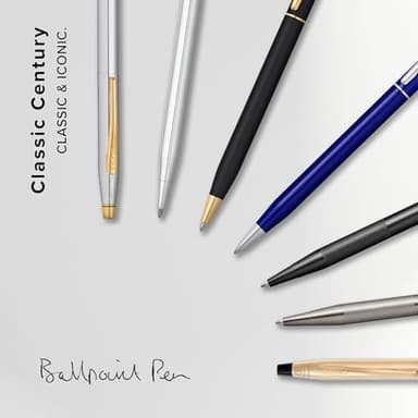 Cross Classic Century Refillable Ballpoint Pen Presented in a Luxury Gift Box - Medium Point, Black Ink, Medalist - Image 8