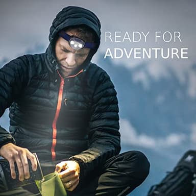 EVEREADY LED Headlamps Pro200 [5-Pack], IPX4 Water Resistant, Bright and Durable Head Lights for Camping, Hiking, Emergency Power Outage (Batteries Included) - Image 2