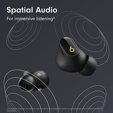 Beats Studio Buds + True Wireless Noise Cancelling Earbuds - Black/Gold (Renewed Premium) - Image 7