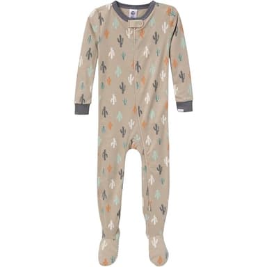 Gerber Baby-Boys 4-Pack Footed Pajamas, Desert Animals, 3T - Image 2