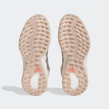 adidas Women's Zoysia Spikeless Golf Shoes, Wonder Taupe/Taupe Metallic/Wonder Quartz, 11 - Image 5