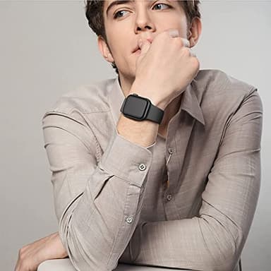 6 Pack Sport Bands Compatible with Apple Watch Band 38mm 40mm 41mm 42mm 44mm 45mm 49mm 46mm,Silicone Waterproof Strap Compatible with iWatch Apple Watch Series 10 9 Ultra 8 7 6 5 4 3 2 1 SE Women Men - Image 5