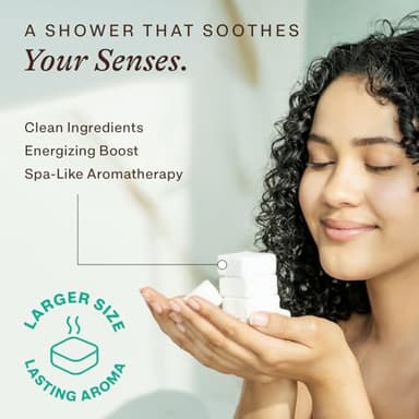 Shower Steamers Aromatherapy - USA Made with Natural Ingredients & Eucalyptus Essential Oil, Large Shower Bombs, Relaxation Spa Gifts for Women & Men, Unique Self Care Gifts - Image 3