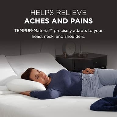 Tempur-Pedic Memory Foam Symphony Pillow Luxury Soft Feel, Standard, White - Image 4