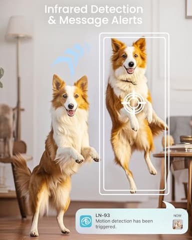 beturnown Mini Security Camera, Nanny Cam with 180°Rotating Lens, Free Cloud & SD Storage, 4K WiFi Wireless Surveillance, No WiFi Recording, Motion Detection, Auto Night Vision - Image 4