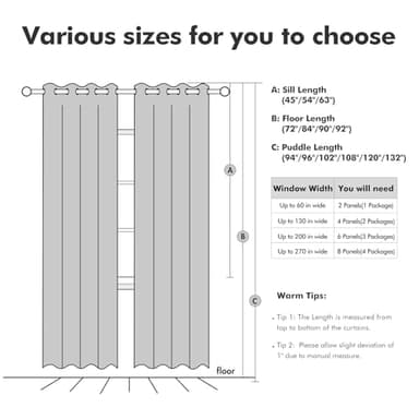 MIULEE 100% Blackout Linen Textured Curtains for Bedroom Solid Thermal Insulated Natural Beige Grommet Room Darkening Curtains & Drapes Luxury Decor for Living Room Nursery 52 x 84 Inch (2 Panels) - Image 9