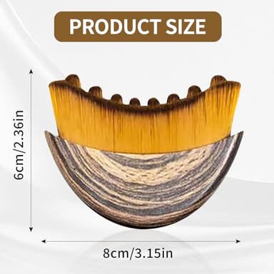 Lymphatic Contour Face Brush,Contour Face Brush for Lymphatic Drainage,Dry Lymphatic Drainage Massager,Ergonomically Designed to Fit The Skin Precisely - Image 6