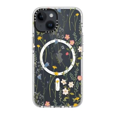 CASETiFY Clear iPhone 14 Case [Not Yellowing / 6.6 ft. 3X Military Grade Drop Protection/Magsafe] - Dreamy Floral Pattern - Clear - Image 5