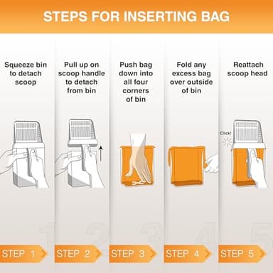 Neater Pet Brands Neater Scooper XL Cat Litter Scoop, 60 Refill Bags – Extra-Large Capacity Mess-Free Cat Litter Scooper with Bag for Large & Multiple Cats, Spill-Proof Litter Box Scooper with Holder - Image 9