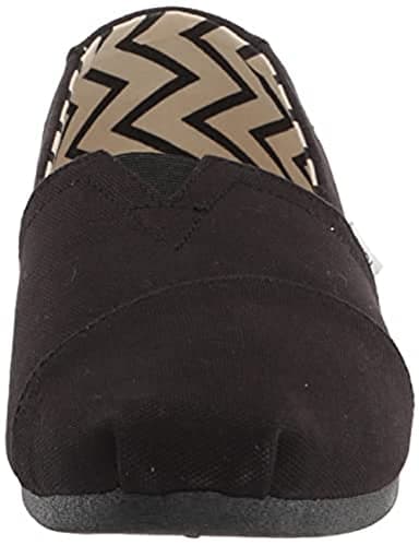 TOMS Women's, Alpargata Recycled Slip-On Solid Black 6.5 M - Image 2