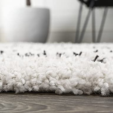 JONATHAN Y Diamond Shag Beige/Dark Gray Indoor Area Rug 8X10 ft, Inca Moroccan for Living Room, Bedroom, Kitchen, Office, Easy-Cleaning, High Traffic, Pet-Friendly, Non-Shedding SHG101A-8 - Image 12