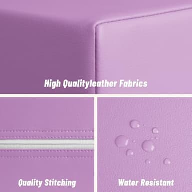 TODIBY 6-Piece Foam Climbing Blocks for Toddlers: Colorful Climbing Gym PU Leather Baby Foam Building Blocks Indoor Toy - Image 4