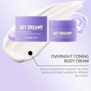 GET-DREAMY Overnight Toning Whip - Body Firming Whip That Works While You Sleep - Helps Target The Appearance Of Loose Skin On The Body (1pc) - Image 6