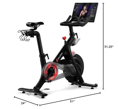 Original Peloton Bike | Indoor Stationary Exercise Bike with Immersive 22" HD Touchscreen (Updated Seat Post) - Image 5
