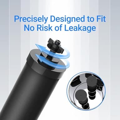 Filterlogic NSF/ANSI 372 Certified Water Filter, Replacement for Berkey® BB9-2® Black Purification Elements and Berkey® Gravity Filter System, Waterdrop King Tank Gravity-fed System, Pack of 4 - Image 5