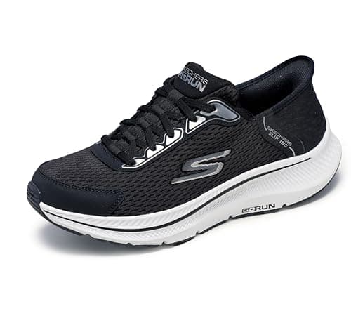 Skechers Men's Hands Free Slip-ins Go Run Consistent 2.0 Empowered Sneaker, Black/White, 8 - Image 1
