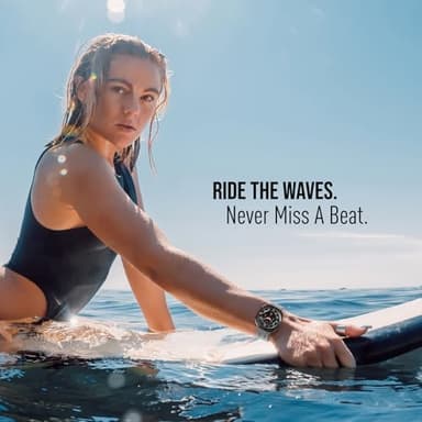 Acextro 6-Pack Marine Sport Band Compatible with Galaxy Watch Ultra Bands 47mm (2025/2024), Samsung Watch 7 Ultra Bands for Men Women, Breathable Ocean Silicone Strap No Gap Design - Image 5