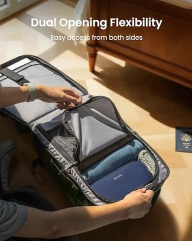 tomtoc Travel Backpack 28L, TSA Friendly Flight Approved Carry-on Luggage Hand Water-resistant Lightweight Business Rucksack, Durable Bag Fits 16 Inch Laptop - Image 6