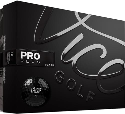 Vice Golf Limited Edition Pro Plus Golf Balls (Black) - Image 1