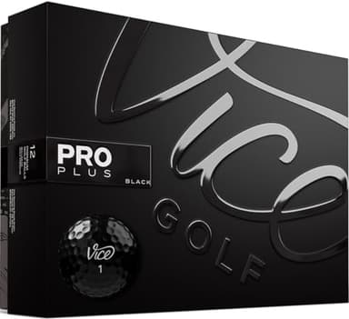 Vice Golf Limited Edition Pro Plus Golf Balls (Black) - Image 1