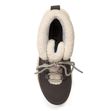 JBU Women's Freeze Lace Up Casual Ankle Winter Boot, Dk Grey, 11 - Image 2