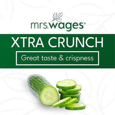 Mrs. Wages Pickle Mix, Xtra Crunch, Easy-To-Use, Fast Results, Great Taste & Crispness, Ensures Crunchiness, 5.5 oz Jar (Pack of 1) - Image 5