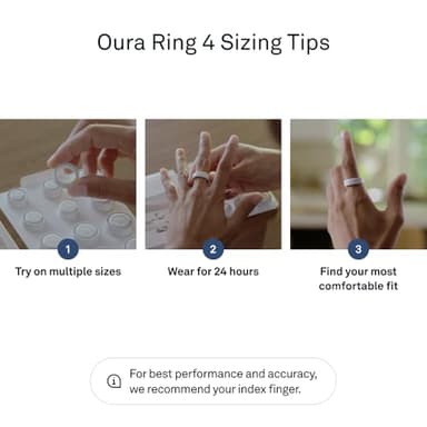 Oura Ring 4 Ceramic - Petal - Size 8 - Size Before You Buy - Image 7
