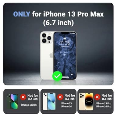 jaroco Magnetic for iPhone 13 Pro Max Case, [Compatible with MagSafe][Military Grade Drop Protection][Heavy Duty Protection][Non-Slip][Shockproof] 2-Layer Durable Bumper Phone Case 6.7''-Blue Purple - Image 7