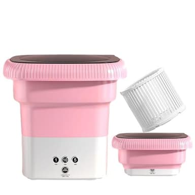 Portable small washing machine,13L Capacity Foldable Mini Washer - Image 1