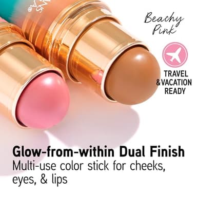 Physicians Formula Butter Glow & Go Multiuse Stick, Ultra-Creamy Radiant Finish Formula with Murumuru Butter, Vegan & Cruelty-Free- Beachy Pink - Image 2