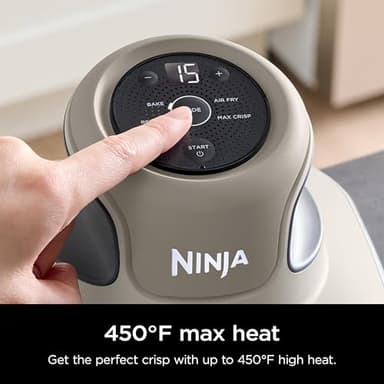 Ninja Crispi Air Fryer, Microwave, Freezer & Dishwasher Safe, Non Toxic Glass Portable Cooking System, 4 QT & 6 Cup Glass Containers with Storage Lids, Easy Meals, Air Fry, Bake, Stone, FN101ST - Image 12