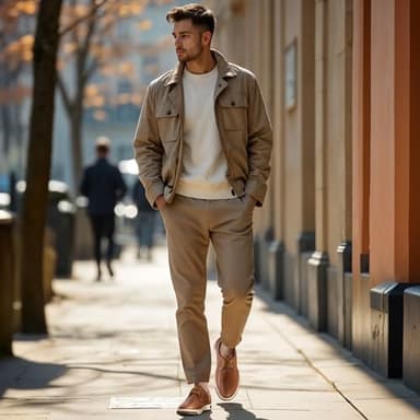 Jousen Men's Casual Shoes Memory Foam Mens Fashion Sneakers 3 Eyelets Business Dress Sneaker (A81Q06 Yellow Brown 11) - Image 5