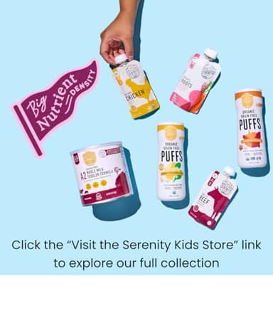 Serenity Kids 6+ Months Veggie Puree Organic Baby Food Pouches - No Added Sugar, Allergen-Free & BPA-Free Baby Snacks - 3.5 Oz, 8 Pack - Image 6