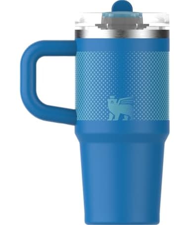 Stanley Quencher ProTour Flip Straw Tumbler with Leakproof Lid 14 oz | Built-In Straw and Handle | Cup Holder Compatible for Travel | Insulated Stainless Steel Cup | BPA-Free | Azure Fade - Image 5