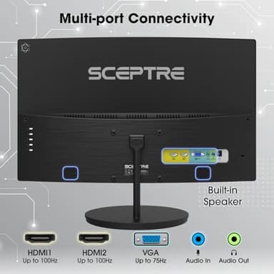 Sceptre New 27-inch Curved Gaming Monitor 100Hz HDMI X2 Build-in Speakers 2025 - Image 5