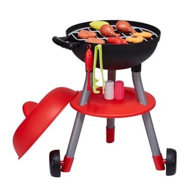 VEVOR 28 PCS BBQ Grill Playset, Kids Toys Kitchen Playset with Sound & Light, Little Chef Play, Interactive Grill Play Food Cooking Playset Barbecue Toy Grill for Toddlers Boys Girls 3-5 Birthday Gift - Image 11