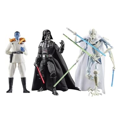 STAR WARS The Black Series Darth Vader, Grand Admiral Thrawn, General Grievous, Masters of Evil Collectible 6-Inch Action Figure 3-Pack (Amazon Exclusive) - Image 1