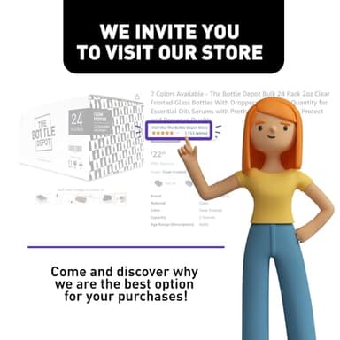 The Bottle Depot - 24 Pack - 1 oz Glass Spray Bottle - Black Frosted - 20-400 Neck Finish - Boston Round Bottles - UV Rays Protection - Image 6