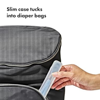 OXO Tot On-The-Go Feeding Spoon - Dusk - Image 6