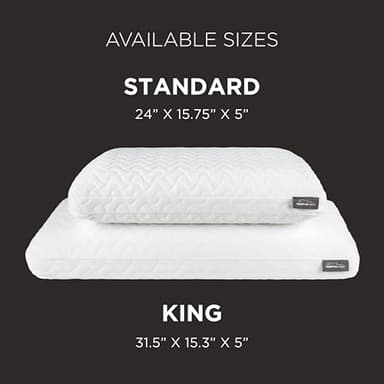 Tempur-Pedic TEMPUR-Cloud Pillow for Sleeping, Standard, White - Image 11