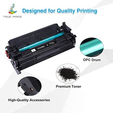 TRUE IMAGE Compatible Toner Cartridge Replacement for HP 58A CF258A 58X CF258X M428fdw for HP Laserjet Pro M404n M404dn M404dw MFP M428fdn M428dw M304 M404 M428 Printer Toner (Black, 2-Pack) - Image 4
