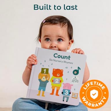 Cali's Books Number Book for Toddlers 1-3 - Learn to Count 1 2 3 Musical Books for Kids, Interactive Talking Baby Sound Book, Educational Song Learning Toys, Singing and Counting Music Toy for Babies - Image 6
