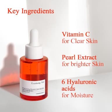 Pyunkang Yul PKY Radiance Vita Serum, 1 Fluid Ounce – Hydrating Serum for Dry Skin with Hyaluronic Acid, Niacinamide, Panthenol, Pearl Extract, 24-Hour Moisturizing and Elasticity Care, EWG Green - Image 5