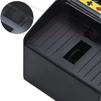 Nileole 2 Deck Automatic Card Shuffler, Built-in 2000 mAh Rechargeable Battery Electric Shuffler, Casino Card Game Table Accessories for Travel, UNO, Phase 10, Skip-Bo, Texas Hold'em - Image 3