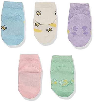 WINNIE THE POOH baby boys Winnie the Pooh 5 Pack Shorty Socks, Assorted Pastel, 12-24 Months US - Image 3