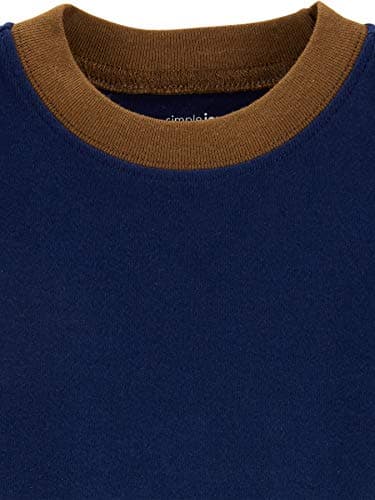 Simple Joys by Carter's Baby Boys' 6-Pack Short Sleeve Bodysuits, Burgundy/Green/Navy, 6-9 Months - Image 2