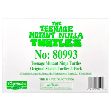 Teenage Mutant Ninja Turtles: Original Sketch Collector Figure with Comic Book by Playmates Toys - Image 9