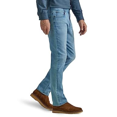 Lee Men's Extreme Motion Straight Taper Jean, Nimbus, 36W x 34L - Image 2