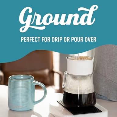 Caribou Coffee, Dark Roast Ground Coffee - French Roast 72 Ounces (6 Bags of 12 Ounces) - Image 8